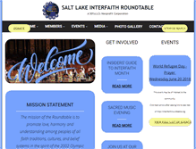 Tablet Screenshot of interfaithroundtable.org